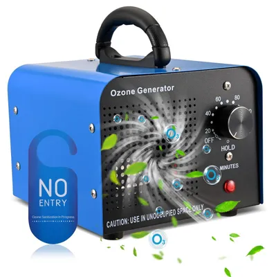 Zdjęcie produktu dla Generator ozonu 60000 mg/h. Przemysłowy generator ozonu, neutralizator zapachów, oczyszczacz powietrza O3 z timerem do 120 minut, do powierzchni do 300 m², idealny do samochodów, mieszkań, usuwania dymu