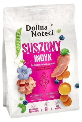 Zdjęcie produktu dla Karma suszona dla psa Dolina Noteci Premium indyk 3 kg