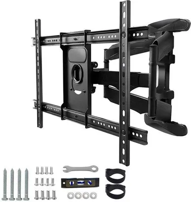 Produktbild von Verstellbarer TV-Wandhalter VESA 400x600 max 50kg Schwarz