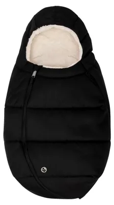 Produktbild von Maxi-Cosi Fußsack für Babyschalen, Fußsack für Babys (45 - 75cm), komfortabel, einfach und sicher, weiche robuste Stoffe, waschmaschinenfest, für alle Maxi-Cosi Babyschalen geeignet, Twillic Black