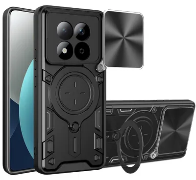 Obrázok produktu pre Techsuit – CamGuard Pro ochranné puzdro s krytom fotoaparátu pre Xiaomi Redmi Note 15 Pro 4G – čierne