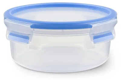 Produktbild von EMSA CLIP & CLOSE FRISCHHALTEDOSE RUND, Schüssel, Rund, 0,85 l, Transparent, Polypropylen (PP), Thermoplastisches Elastomer (TPE), Deutschland
