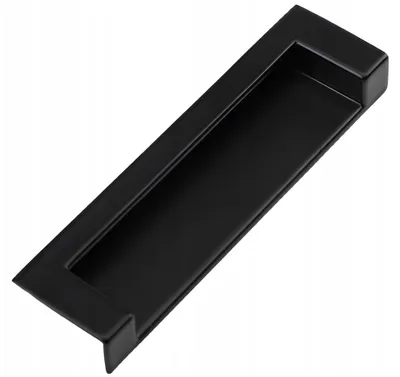 Produktbild von YVS Möbelgriff Einlass Schwarz Matt 200mm