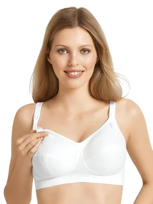 Productafbeelding van Anita Miss Baumwolle, Verpleegkleding, Wit, Botkleurig, Effen, Dames, Vast