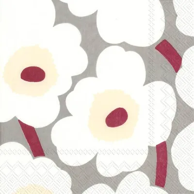 Produktbild von UNIKKO Grey Cream Green Collection Lunch-Serviette
