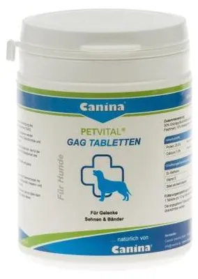 Obrázek produktu pro Canina Pharma PETVITAL GAG Tabletten - 180 g