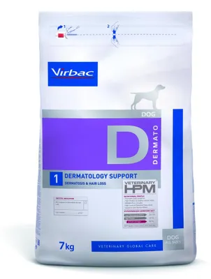 Productafbeelding van Virbac Huidverzorging voor Honden, 7 kg, Droogvoer voor Honden, Geschikt voor Huidproblemen, Haaruitval en Huidontsteking