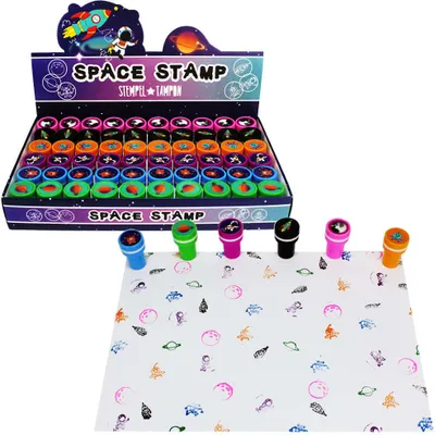 Produktbild von Stempel Weltraum Astronaut für Kindergeburtstag Give Aways
