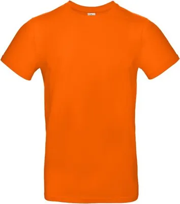 Produktbild von Herren-T-Shirt, Kurzarm - B&C #E190 - orange - Größe 2XL