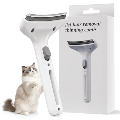 Produktbild von Zivacate Unterfellbürste Katze, Fellpflegebürste für Hunde & Katzen