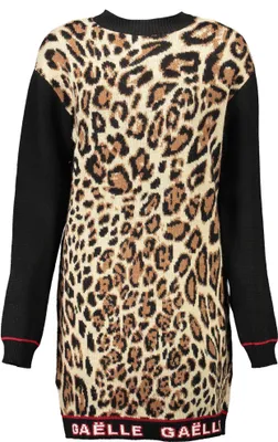 Produktbild von Gaelle Paris Leopardenkleid Beige-Sabbia : Größe - S Größe: S