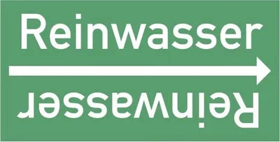 Produktbild von Dreifke® Rohrleitungsband Reinwasser, DIN 2403, ab Ø 15mm, grün/weiß, 33m/Rolle