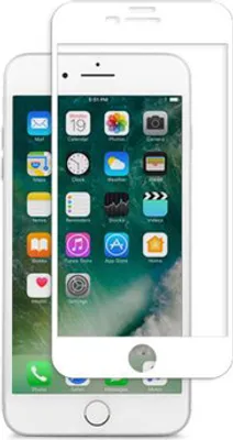 Produktbild von Moshi IonGlass Glas Displayschutz - Weiß, Glasklar, Glänzend - für LCD iPhone 6 Plus, iPhone 6s Plus, iPhone 7 Plus, iPhone 8 Plus - Resistent gegen Fingerabdrücke, Kratzfest, Stoßfest