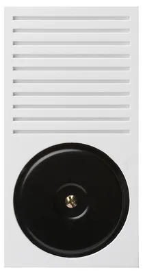 Produktbild von Honeywell Gong D902 - Kabelgebundener Türgong ohne Klingeltaster - Kunststoffgehäuse - Ca. 80 dB(A) - 3 V DC - Betrieb mit 2 x 1,5 V Batterien (Mono) - Maße 85 x 160 x 45 mm - Weiß