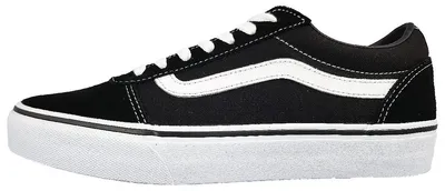 Produktbild von Vans Ward, Männlich, Erwachsener, Modische Sneakers, Schwarz, Weiß, Einfarbig, Schnürverschluss