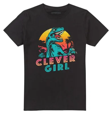 Produktbild von Jurassic Park - "Clever Girl" T-Shirt für Herren/Damen Uni TV42154 (5XL) (Schwarz)