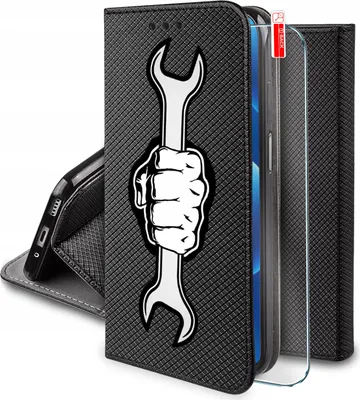 Productafbeelding van Hoesje voor Xiaomi Redmi A5 met magneetsluiting, met verschillende designs + beschermglas 9H