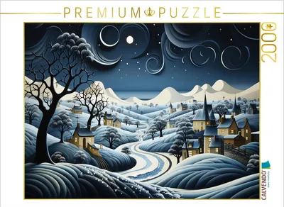 Produktbild von CALVENDO Puzzle Stille Nacht | 2000 Teile Lege-Größe 90x67cm Foto-Puzzle für glückliche Stunden