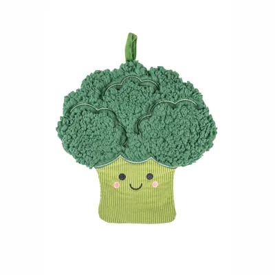 Produktbild von Wärmflasche mit Brokkoli Bezug Bettflasche ca. 34 x 28 cm Broccoli