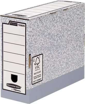 Produktbild von Archivschachtel A4 10cm grau Packung mit 10 Stück