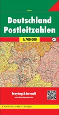 Produktbild von Deutschland 1 : 700 000. Postleitzahlenkarte