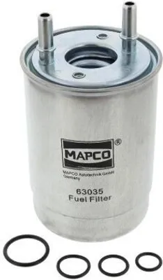Produktbild von Kraftstofffilter MAPCO 63035 für RENAULT MEGANE III Grandtour (KZ0/1) Leitungsfilter