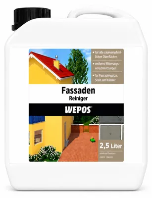 Produktbild von WEPOS Fassaden Reiniger 2,5 Liter, KI-generiertes Bild