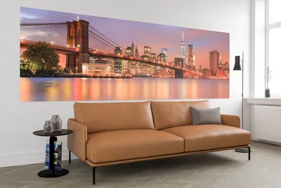 Produktbild von Vlies Fototapete - Brooklyn Nights - Größe 368 x 124 cm