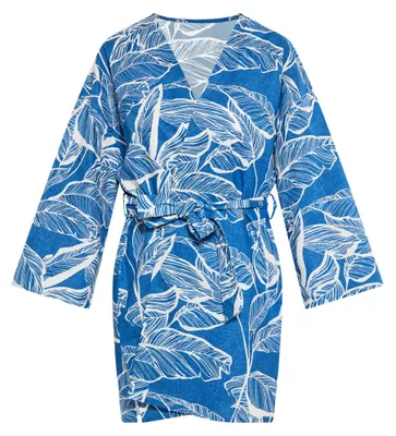 Produktbild von Jeona damen kimono - blau wollweiss, M