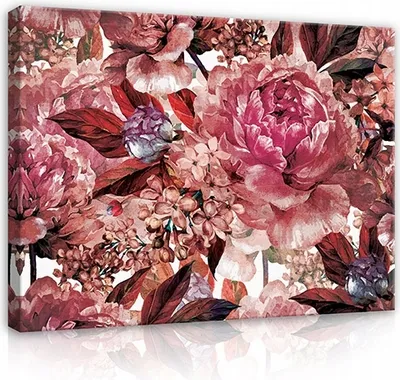Produktbild von Leinwandbild Rosen Blumen 120x80 cm XXL Modern Canvas Bilder Leinwandbilder Schlafzimmer Wohnzimmer Wandbilder Kunstdruck Wand Bild auf Leinwand Aufhängefertig