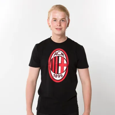 Image de T-shirt senior avec grand logo AC Milan - Taille M