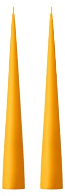 Produktbild von Set von 2 Kerzen in Kegelform mit Baumwolldocht