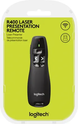 Produktbild von Logitech R400 Funk-Presenter RF Schwarz