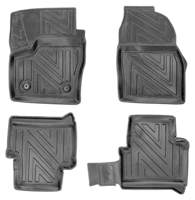Produktbild von 3D Auto Fussmatten für Ford C-Max (2.Gen) 2010-2019 Carbon-Optik