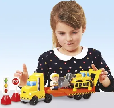 Obrázok produktu pre Ecoiffier stavebná hračka, bagr a nákladné auto s príslušenstvom, žltá, od 18 mesiacov