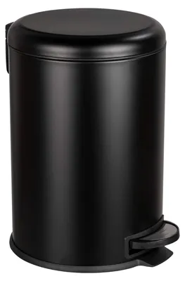 Abfalleimer mit Pedal, 20 l, schwarz, Softclose