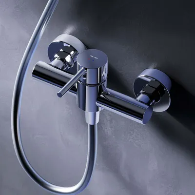 Produktbild von AM.PM Duscharmatur Einhebel Brausebatterie Chrom Armatur Mischbatterie Brausearmatur Brausebatterie Wasserhahn Bad Mischbatterie Dusche
