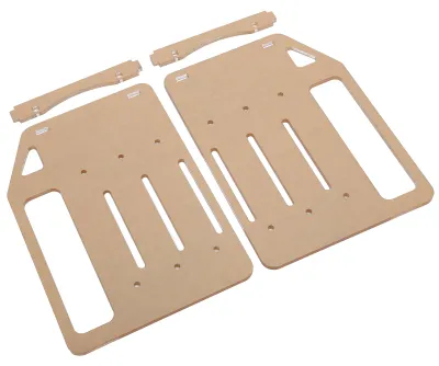 Obrázek produktu pro Akrylový držák na pevný disk – DIY průhledný oddělovač do skříně – stojan YJY3F002 (3,5")