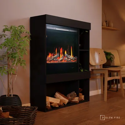 Produktbild von Glow Fire SCM-3 Elektrokamin Screen Motion Schwarz
