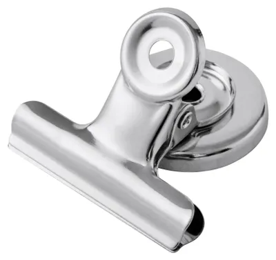 Productafbeelding van Magnetische Clips Set van 12 - Robuuste Metalen Magneetclips voor Koelkast