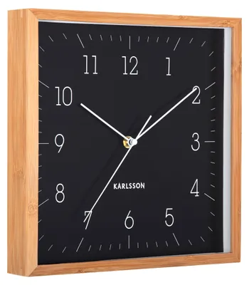 Produktbild von WANDUHR Neat Cuadrado - Schwarz - 4,5/29,2/29,2 cm