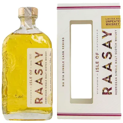 Produktbild von Isle of Raasay Ex-Rye Whiskey Cask - Cask No. 19/245 - Single Malt Scotch Whisky