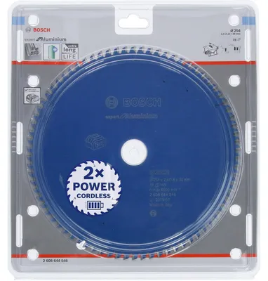 Image de Lame de scie circulaire pour scies sans fil Expert for Aluminium, 254 x 2,4/1,8 x 30, 78 dents