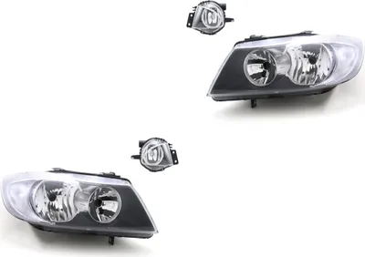 Produktbild von Scheinwerfer Satz passend für BMW 3er E90 E91 01/2005-08/08 H7 H7 +Nebel 63116942721 63116942747 6942721 6942747 63116942722 6311694274 Johns