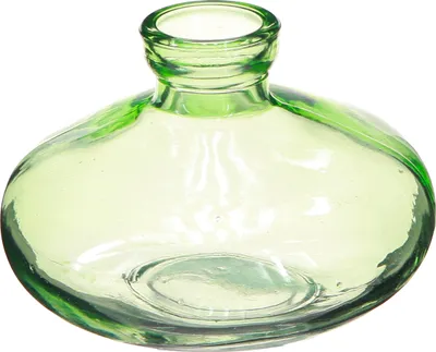 Produktbild von Glasvase Grün Bauchig Ø9cm H6cm 6er Set Dekovase Tischdeko, 6 Stück