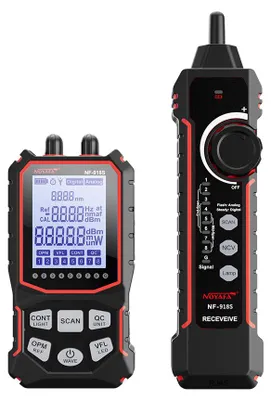 Productafbeelding van Zimilo netwerktester & kabelzoeker: Glasvezel optische vermogensmeter (OPM), VFL, kabeltester met anti-interferentie functie voor RJ45/RJ11, NCV- en POE-detector