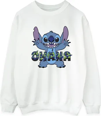 Produktbild von Disney - "Ohana" Sweatshirt für Herren BI31225 (S) (Weiß)