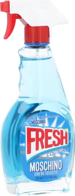 Obrázek produktu pro Moschino Fresh Couture, Ženy, 100 ml, Nedoplnitelná lahvička, Bergamot, Mandarinka, Ylang-ylang, Vonokvětka, Pivoňka, Raspberry, Ambroxan, Pačuli, Dřevo