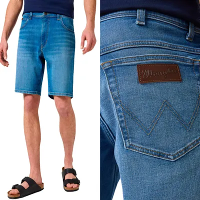 Immagine prodotto di WRANGLER uomo, pantaloncini TEXAS SHORTS, W31, blu, pantaloncini, pantaloni