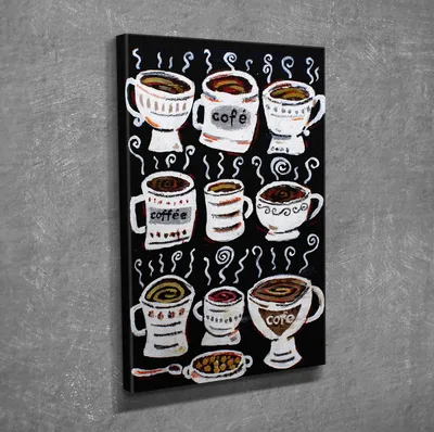 Image de Wallity, DC087- SYM1210, Multicolore, Tableaux sur toile, 30 x 40 cm, 100 % toile